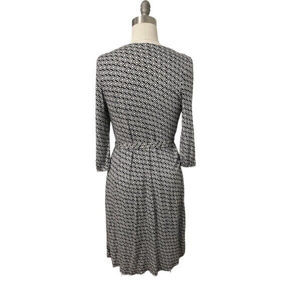Old Navy Geometric Midi Wrap Dress, Size Medium - Picture 4 of 6